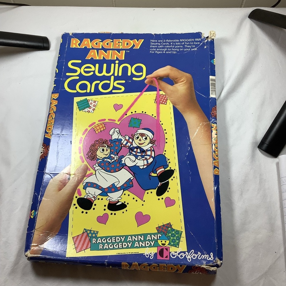 Raggedy Ann‎ Sewing Cards by Colorforms Activity Toy Set
